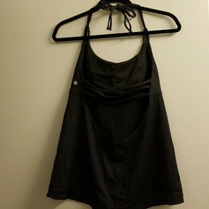 Lululemon black halter sz 10